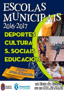 Cartel Escolas Municipais 2016-17