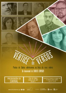 Cartel Vértice de Versos en Carral.