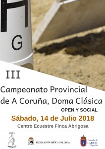 III CAMPEONATO PROVINCIAL DE A CORUÑA, DOMA CLÁSICA