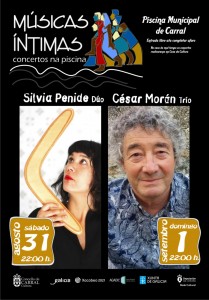 Flyer imprenta Músicas Íntimas Carral 2019 - trazado.