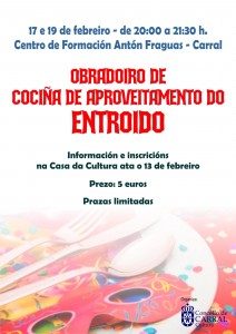 Cartel Cociña Entroido 2020.
